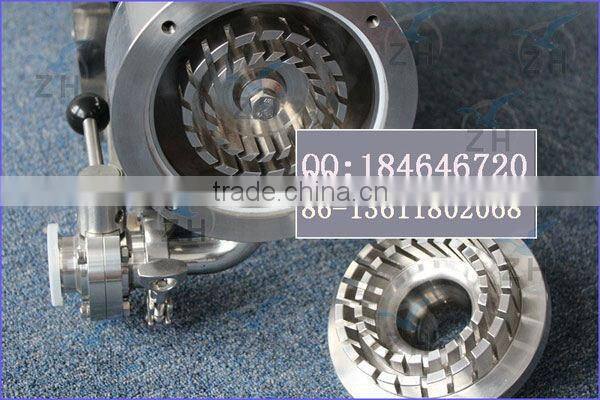 Hygienic ice cream emulsifier with trolley