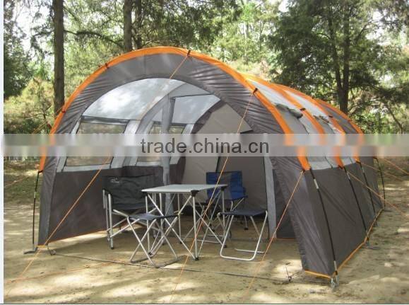 new style doulbe layer for 6 person outdoor camping tent