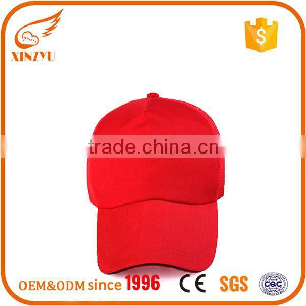 Custom promotional royal navy hats 5 panel mesh baseball caps no logo