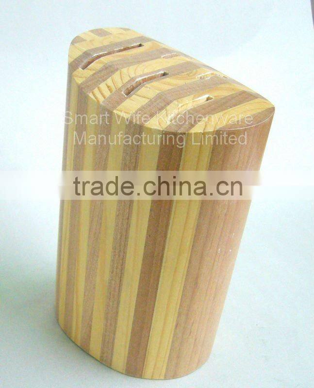 Smart Wife High Quality Wood Knife Block