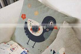 new super soft linen cotton animal print cushion