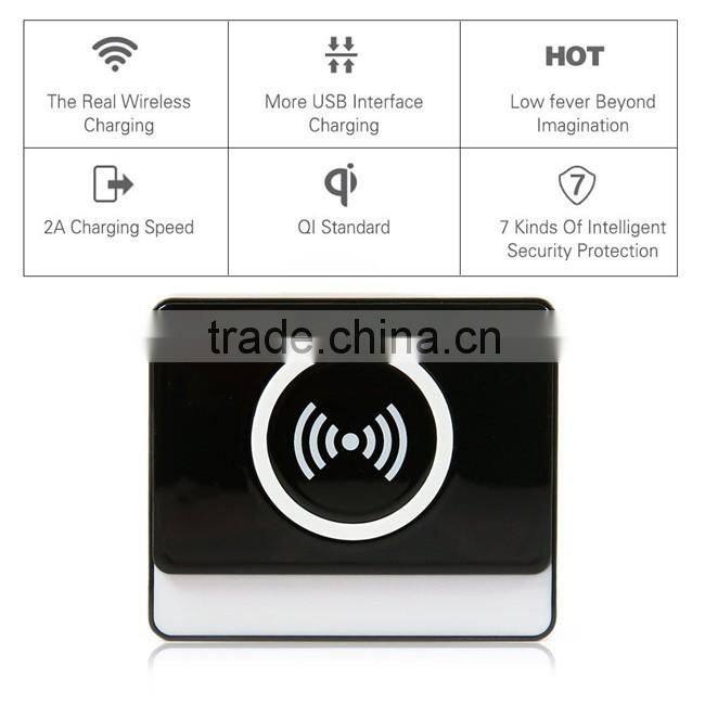 Newest and Popular Smart Wireless USB Hub Port 60W 8 USB Port Micro USB Wireless Charger for USB Device
