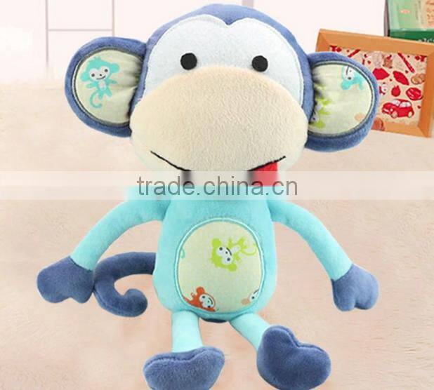 Cool Hip hop monkey plush soft monkey doll toys for kids