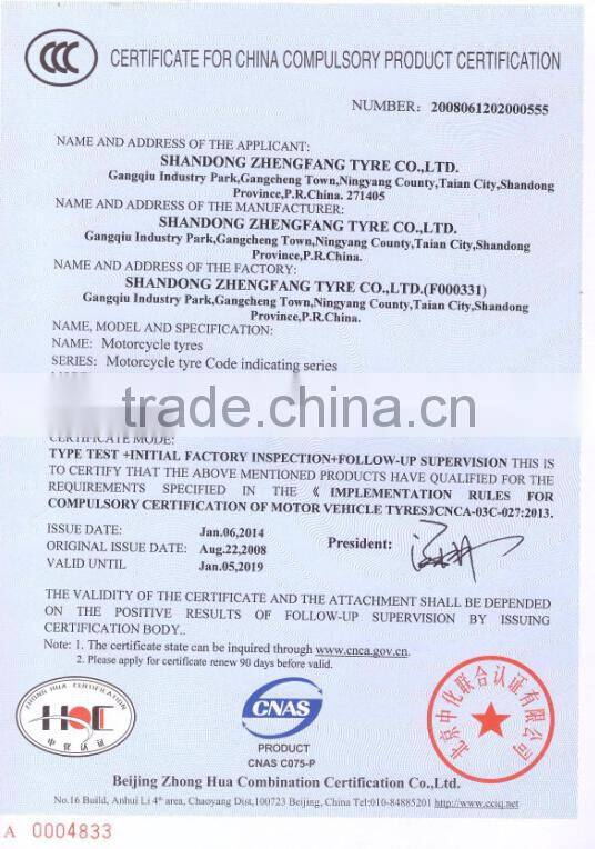 China motorcycle tyre Size 2.75-18