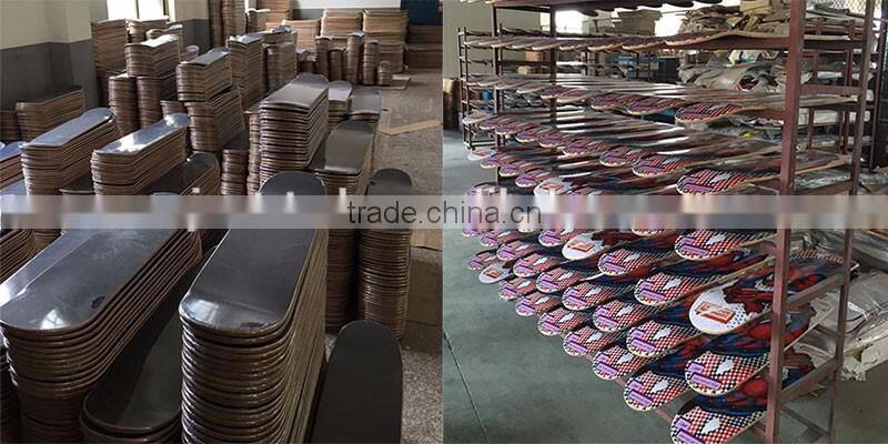 China supplier drop through drop down 9 ply maple skateboard