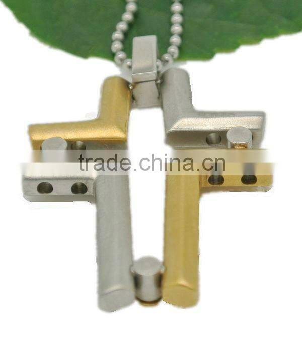 New design gold silver hollow cross pendant