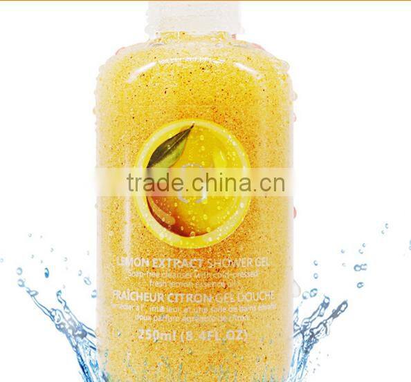 Nature extract jasmine/starwberry/lemon/blueberry/rose /pinch/aloe /vanilla Skin Whitening Shower Gel