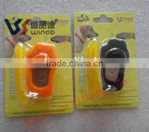 Most popular Pet Dog Cat Training Clickers, click with wrist bands