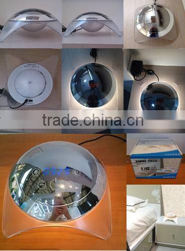 TIWIN Magic butterfly 5w dimmable touch sensor clock smart led table lamp