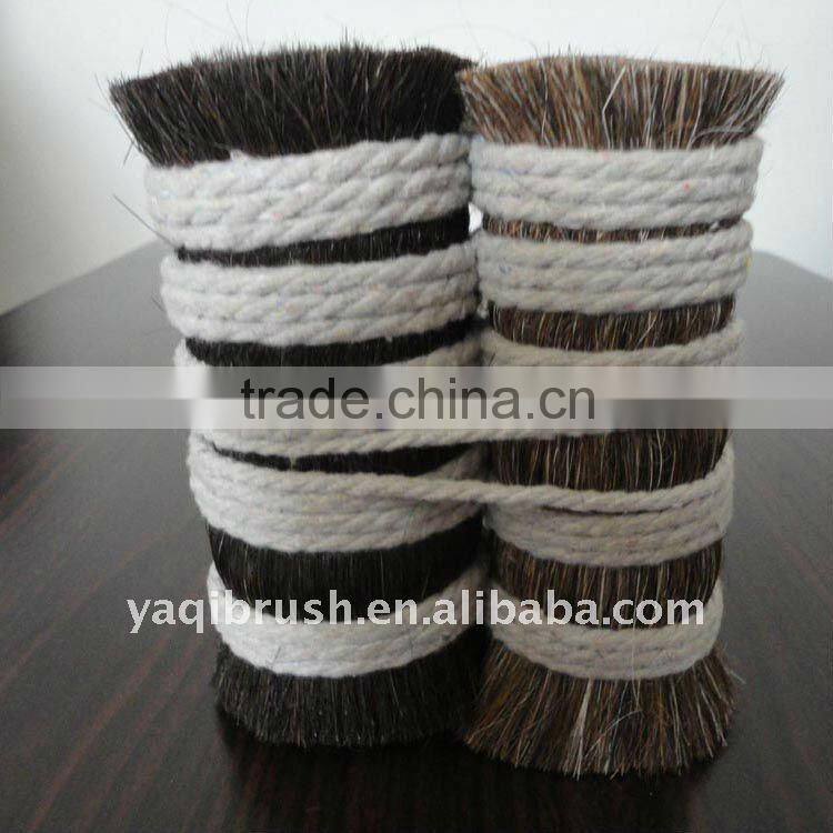 Horse mane hair for brushes