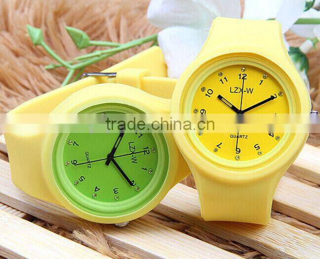 silicone Quartz movement watch