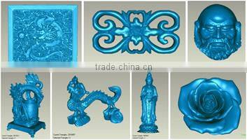 3d wood carving machine 8 spindles for chair legs