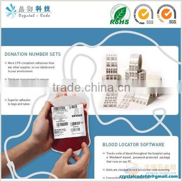 Low Temperature self adhesive frozen sticker