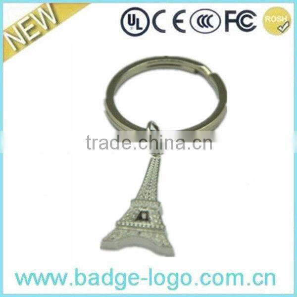 Custom Boy and Girl Heart Shape Metal Keychain