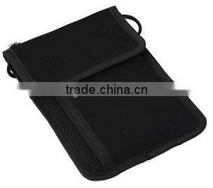 Travel Neck Stash RFID Wallet Card Passport Holder