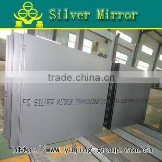 double coated sheet glass 2.7mm 1.5mm 1.8mm silver mirror