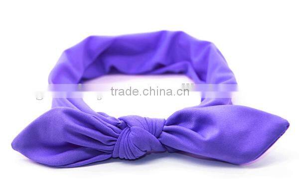 YA New Cute Girls and Women Bowknot Hairbands Turban Knot Rabbit Headband Headwrap Top Cloth Headwear Hair Accessories
