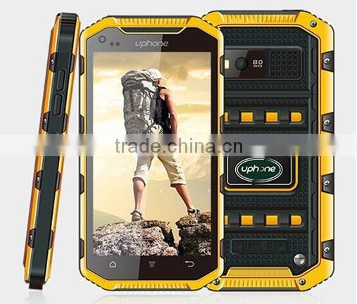 5.0 Inch screen rugged phone MTK 6582VW Quad-core 1GB+8GB android mobile phone