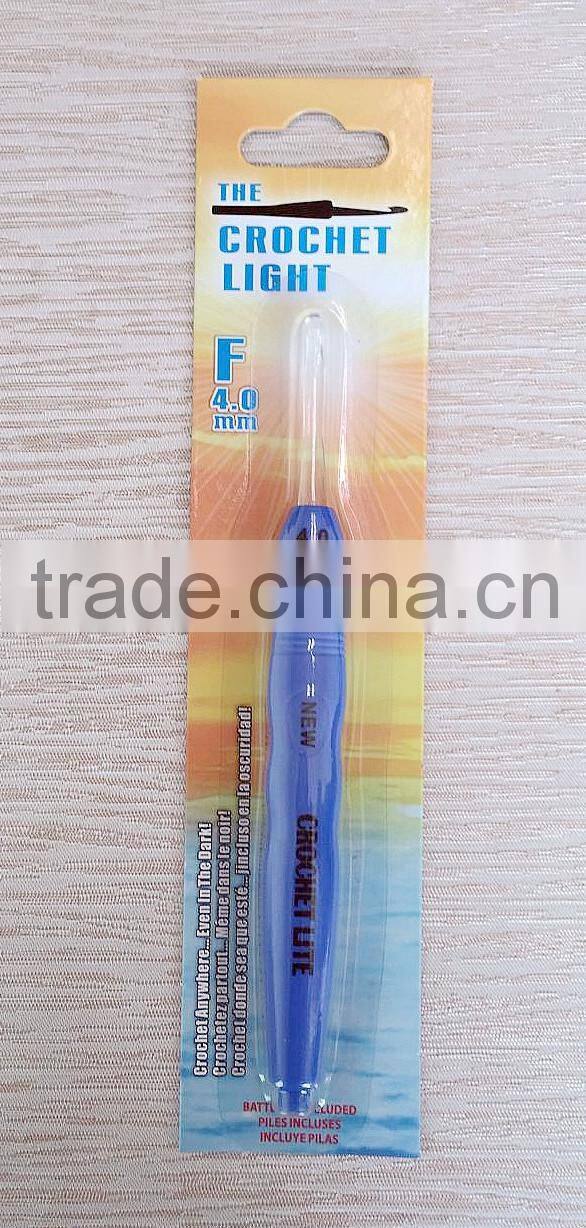 Crochet Lite Crochet Hooks, Size F/4.0mm,Blue