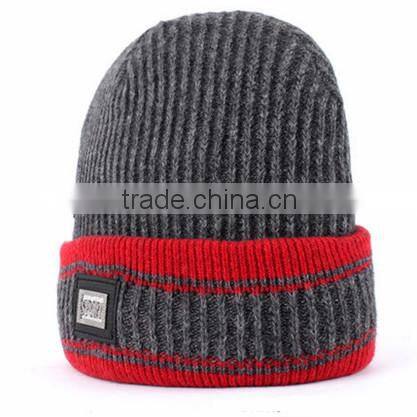 Pom winter acrylic custom men wholesale cheap homie beanies