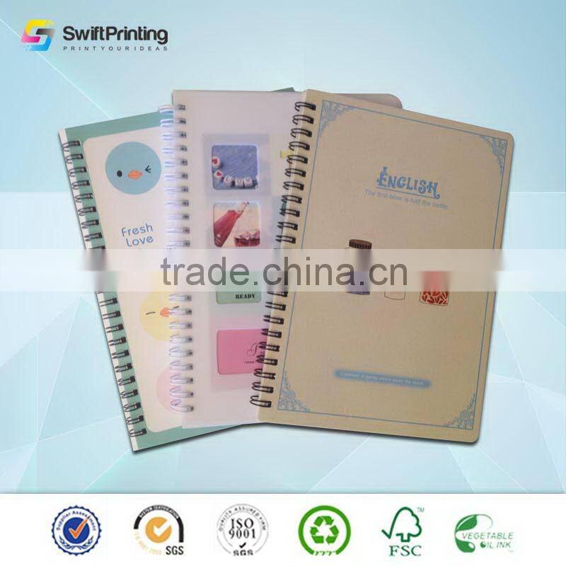 Best quality antique custom pocket notebook printing