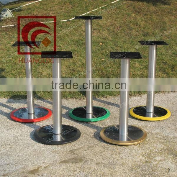 Round metal table base, stainless steel table legs, table footings,wholesale acrylic furniture legs,heavy duty table base