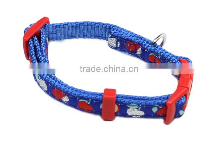 Chi-buy Best Apple Nylon Dog Collar Decorative Dog Collars Free Shipping on order 49usd