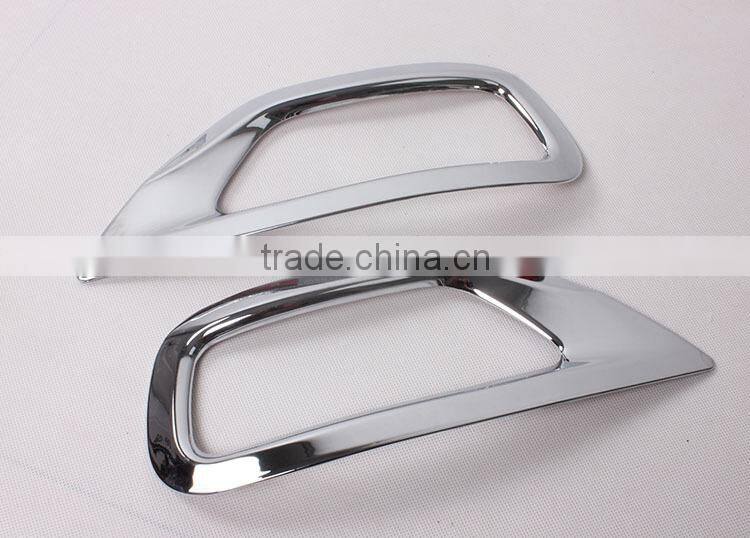 Chrome Rear Tail Fog Light Lamp Cover Trim 2pcs REAR FOG LAMP COVER FOR JEEP GRAND CHEROKEE 2014