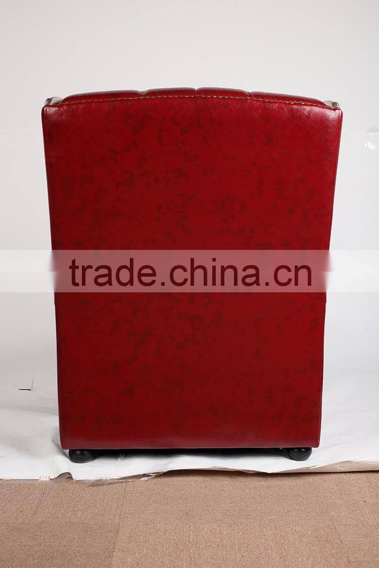 High quality PU leather sofa chair, armrest chair