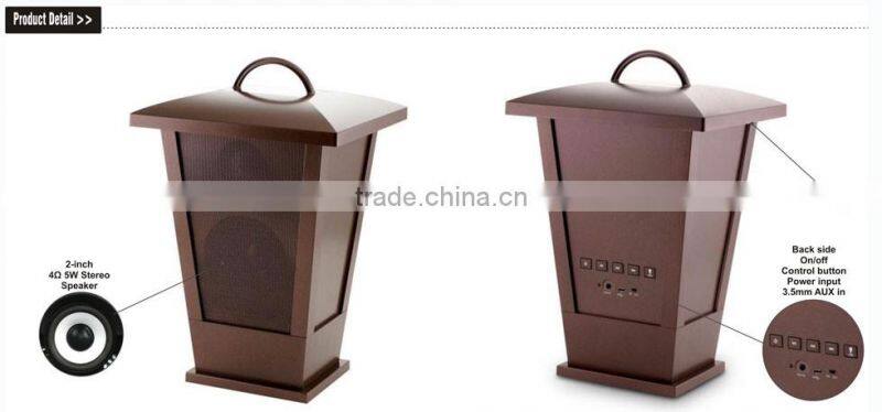 2016 New Design Indoor&Outdoor LED Lights Lantern Wireless Bluetooth Speaker