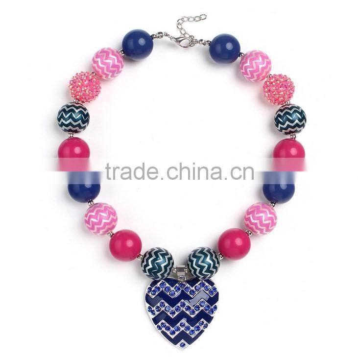 Hot Sale Chunky Bubble Gum Necklace For Kids Restoring Ancient Ways Halloween Beaded Necklace Jewelry 2016