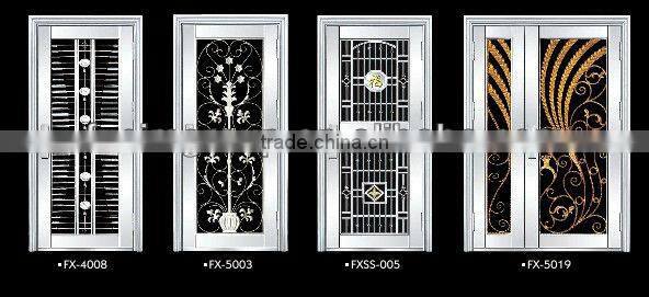 New design stainless steel door