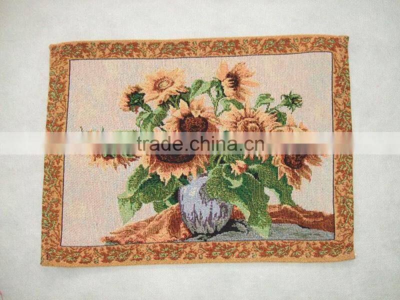 fruit design polyester cotton tapestry placemat