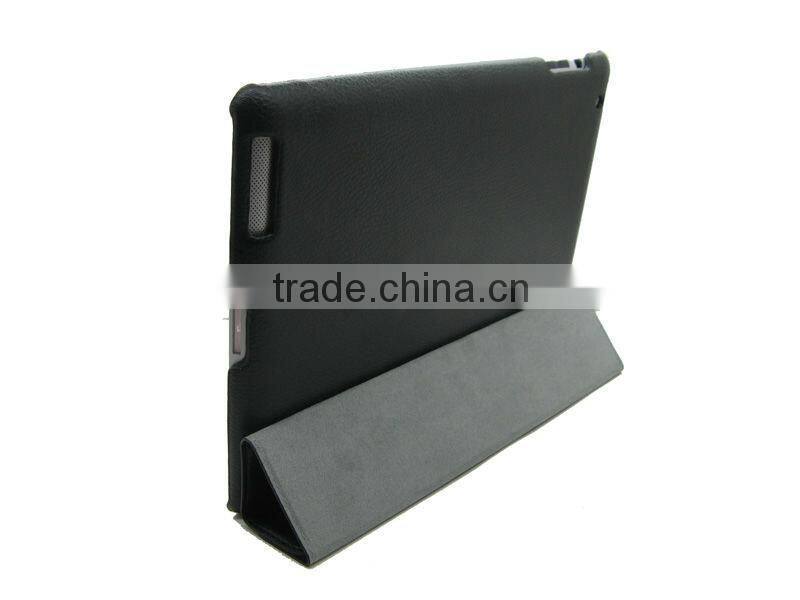 For ipad case smart,companion smart cover crystal Black pc hard case