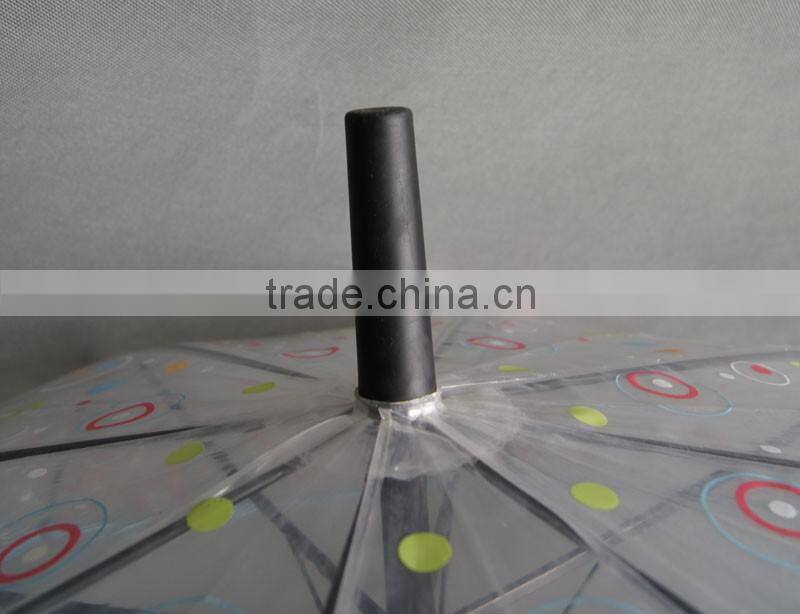 kids childildren's clear transparent umbrella, advertising clear umbrella for sale