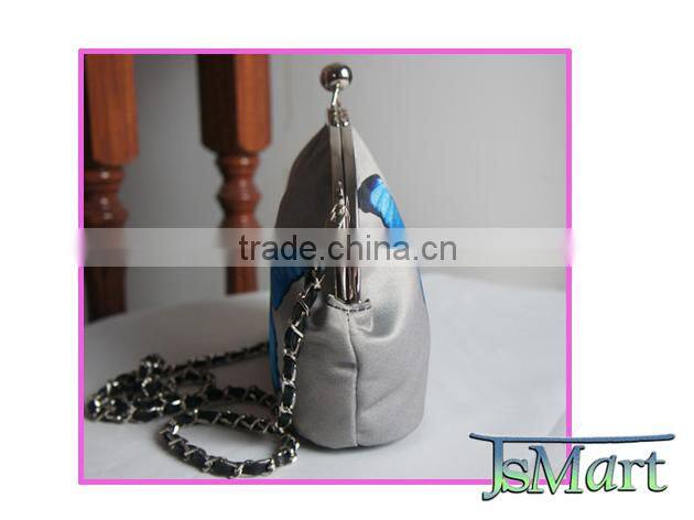 JSMART artwork sublimation printing shoulder bag metal frame
