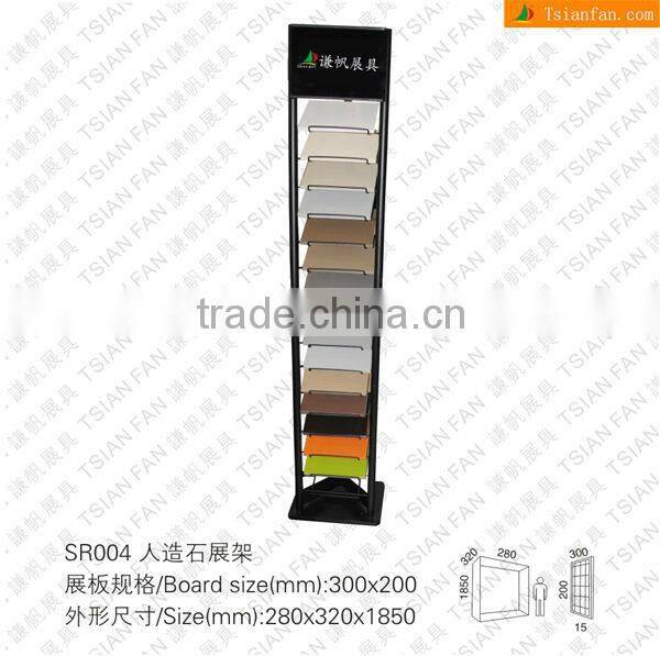 SR004 Customized Quartz Stone Display Tower for Promotion