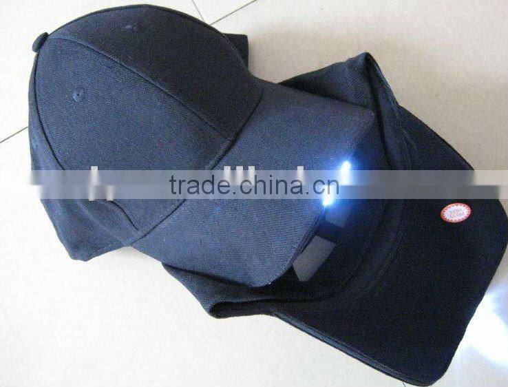 Custom high brightness LED flashing cap/fluorescence hat/flashing hat