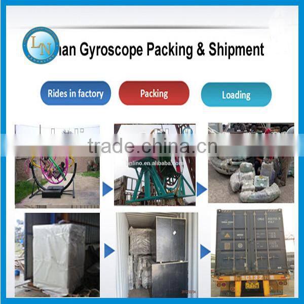 Outdoor playground equipment human gyroscope ride!!! Amusement park ride gyroscope ride for sale
