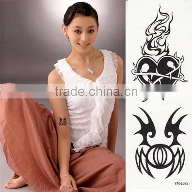 New product romantic design flag custom body art temporary tattoo