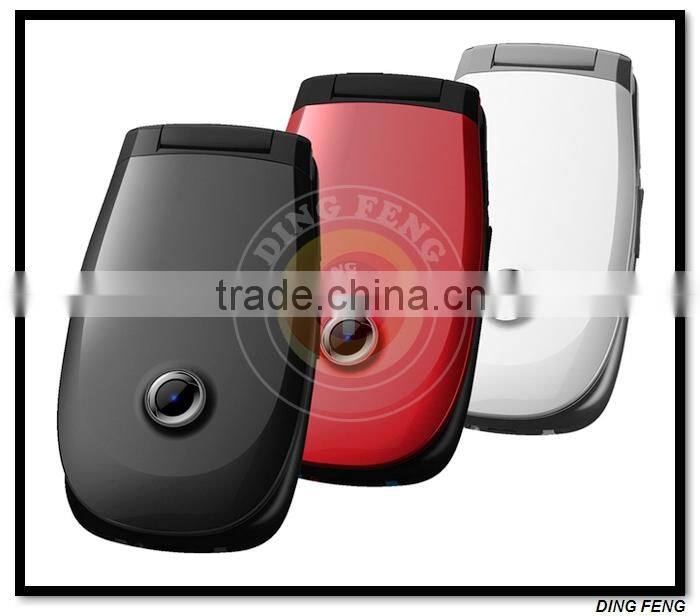 Flip 2.2 inch Big Font Big Keyboard Unlocked Wap Gprs MTK6260 Gsm Quad Band FM SOS Old People Mobile Phone T03