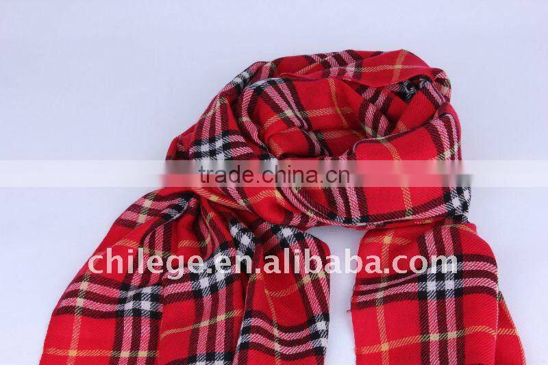 fashion plaid wool scarves shawls pashmina