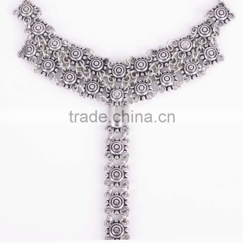 Barefoot sandals flower anklets with toe ring anklet