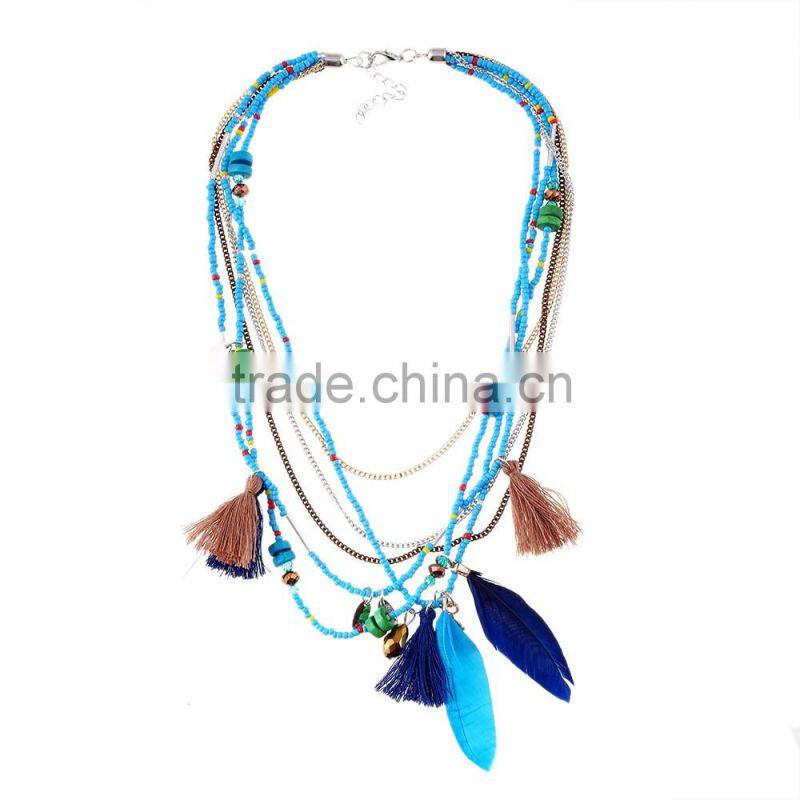 New latest design beads necklace vintage wholesale alibaba