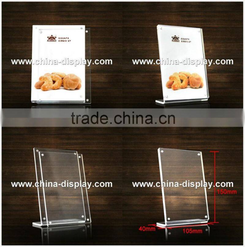 High Quality A4 Acrylic Menu Holder