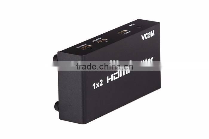 VCOM splitter 1x2 hdmi splitter 1 in 2 out