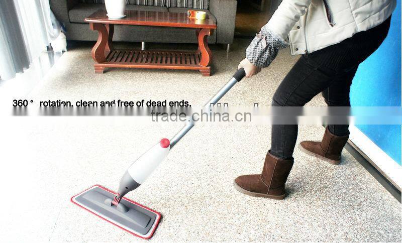 Water saving microfiber spray mop