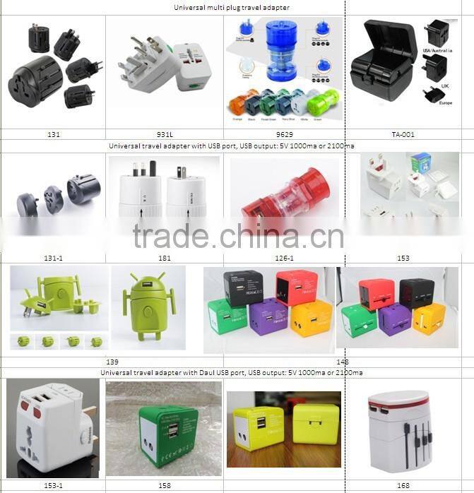 Hot selling alibaba 2016 universal international travel power plug adapter,931l travel adapter