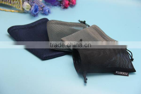 drawstring fancy colorful travel phone mesh bag pouch mesh net pouches wholesales