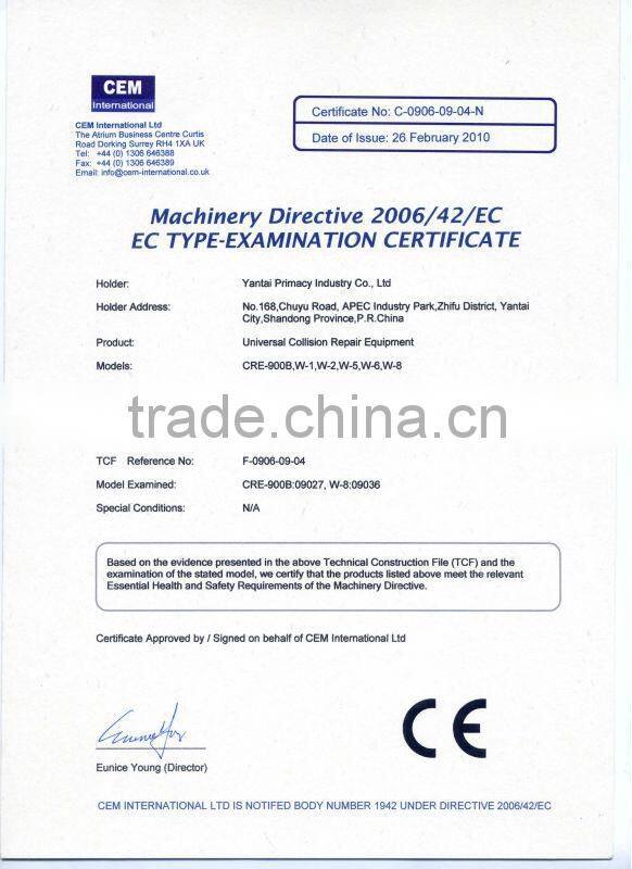 car mechanics equipment CRE-900B (CE Approved)